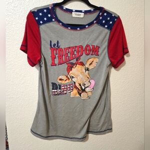 USA JULY 4TH graphic T- Shirt